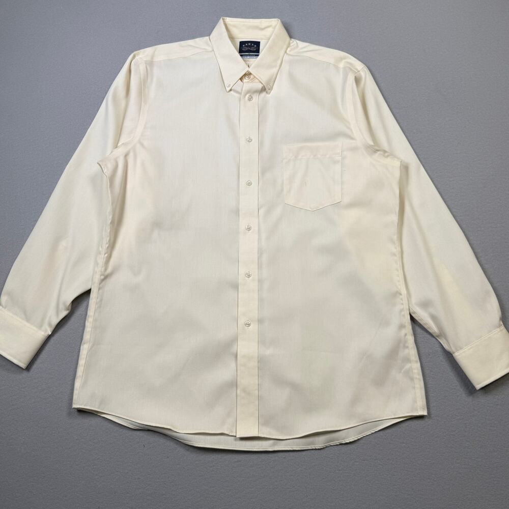 Eagle Men's Classic/Regular Fit Stretch Non-Iron Dress Shirt Corn 16.5 34-35 $70